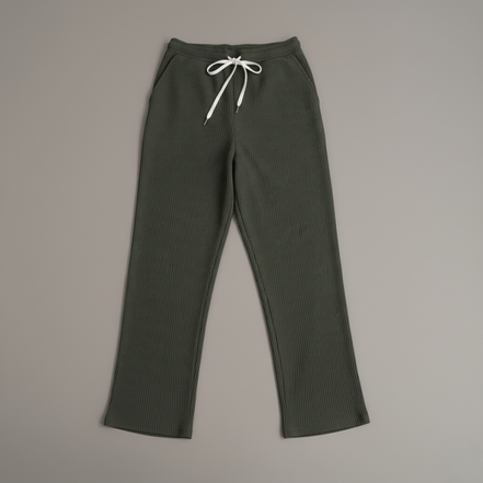 Men’s Casual Relaxed Fit Ribbed Pants