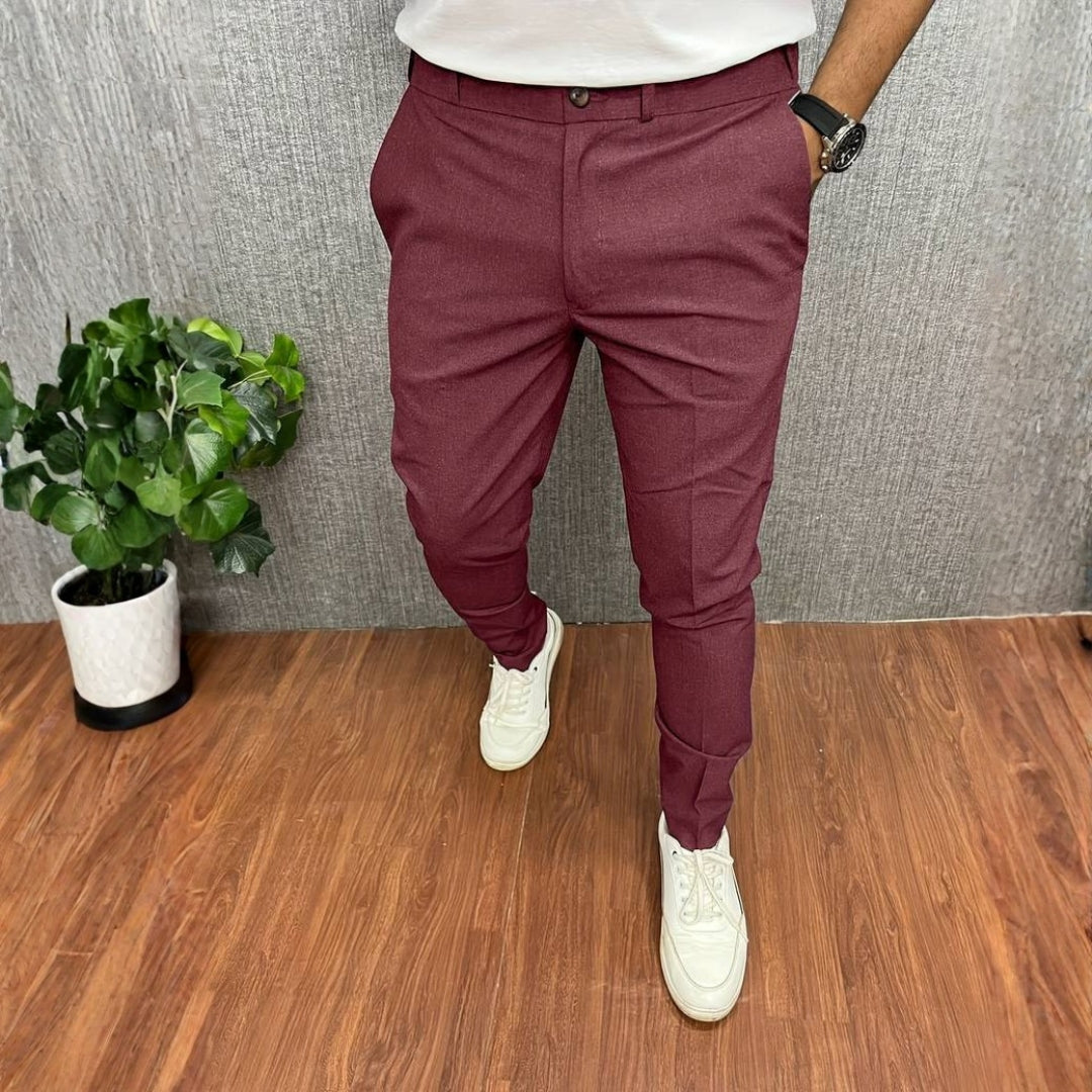 Men's Classic Slim Fit Chino Pants for Stylish Occasions