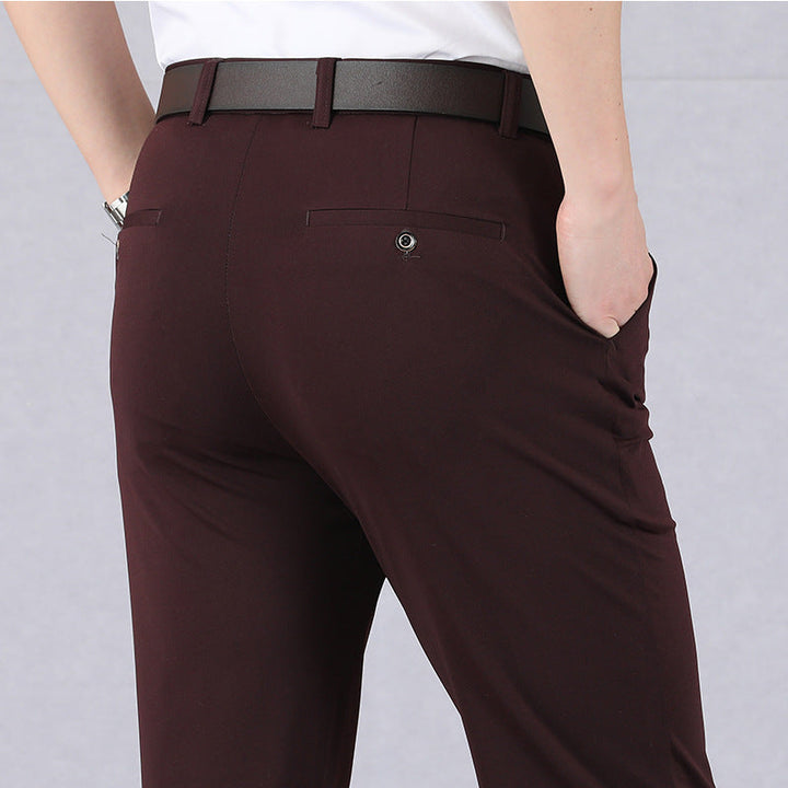 Men’s Comfortable Stretch Trousers with Flexible Fit and Breathable Fabric