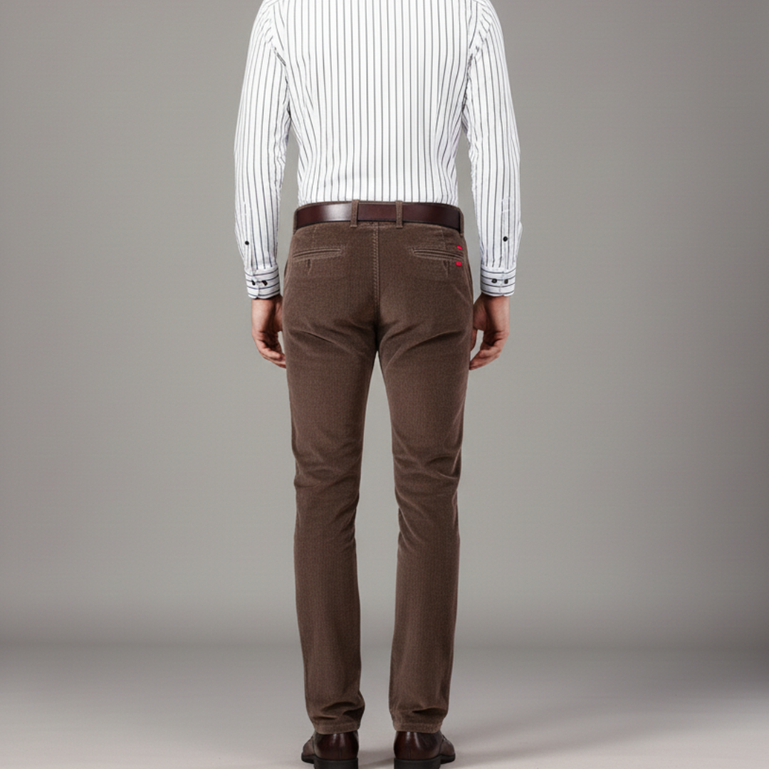 Men’s Corduroy Straight Fit Trousers