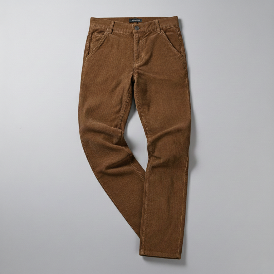 Men’s Corduroy Straight Fit Trousers