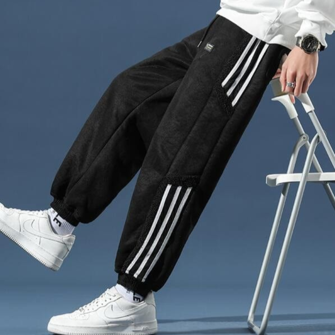 Men’s Cozy Fleece-Lined Joggers – Stylish Comfortable Urban Sweatpants