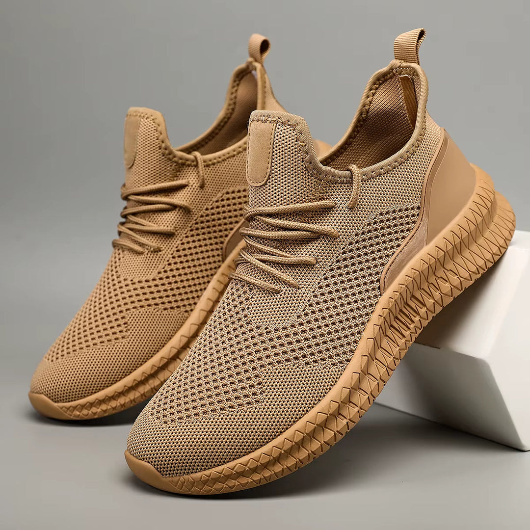 Men's Lightweight Adaptive Sneakers – Breathable Mesh Summer Shoes with Orthopedic Arch Support