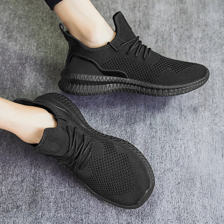 Men's Lightweight Adaptive Sneakers – Breathable Mesh Summer Shoes with Orthopedic Arch Support