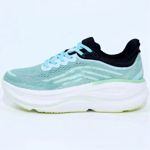 Men's Lightweight Breathable Sneakers – Shock-Absorbing Daily Trainer Green Mesh
