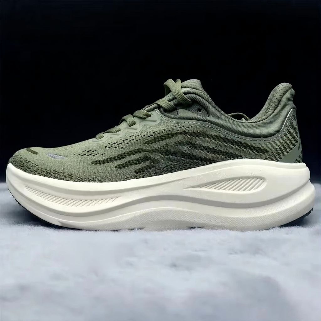 Men's Lightweight Breathable Sneakers – Shock-Absorbing Daily Trainer Green Mesh
