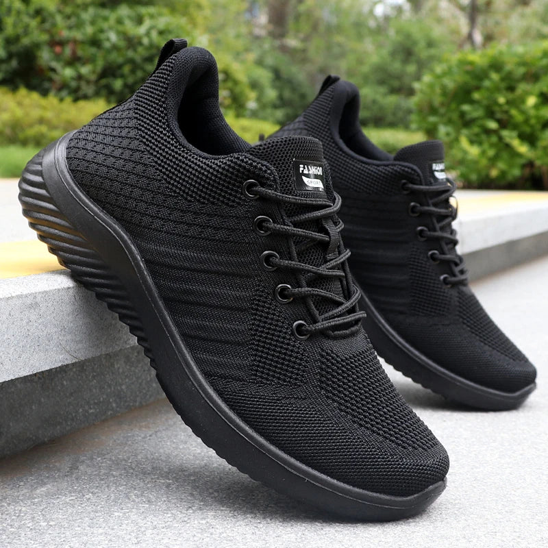 Men's Lightweight Casual Sneakers – Breathable Summer Orthopedic Shoes with Non-Slip Arch Support