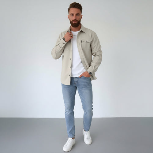 Men’s Lightweight Cotton Jacket for Layering