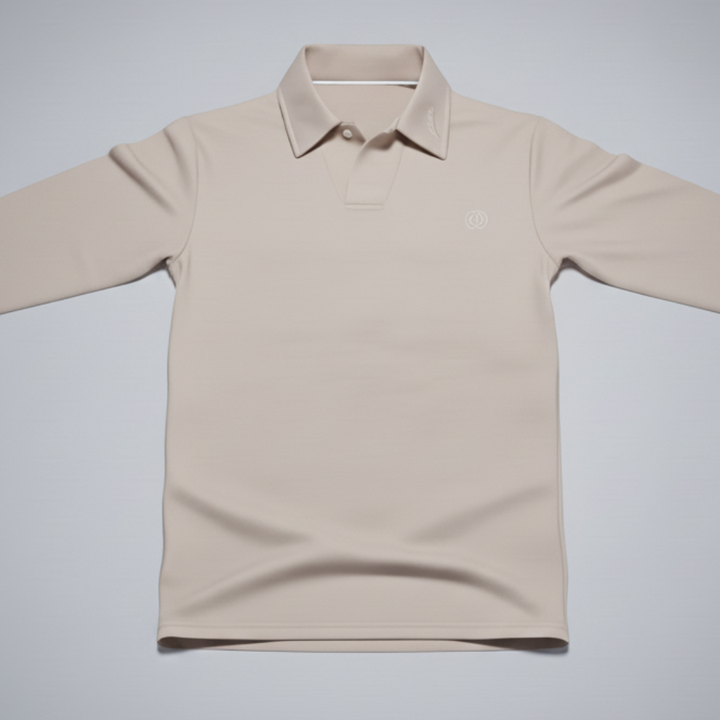 Men’s Long Sleeve Smart Casual Polo Shirt