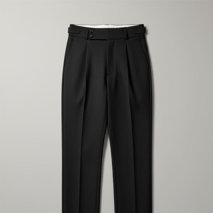 Men’s Old Money Gurkha Trousers with Tapered Fit