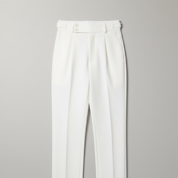 Men’s Old Money Gurkha Trousers with Tapered Fit