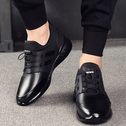 Men's Premium Orthopedic Leather Shoes – Non-Slip Summer Arch Support in Breathable Leather
