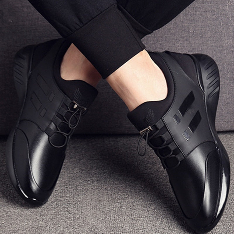 Men's Premium Orthopedic Leather Shoes – Non-Slip Summer Arch Support in Breathable Leather