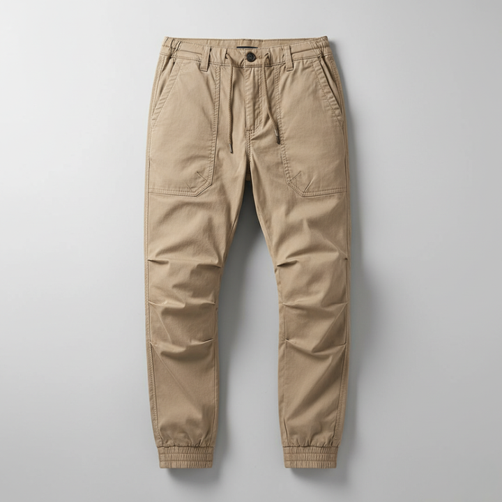 Men’s Stretch Utility Cargo Pants with Tapered Fit