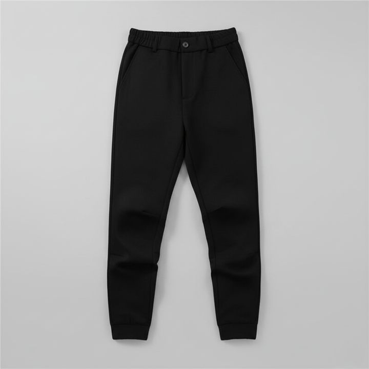Men’s Tapered Fit Pants with Flexible Waist for Everyday Wear