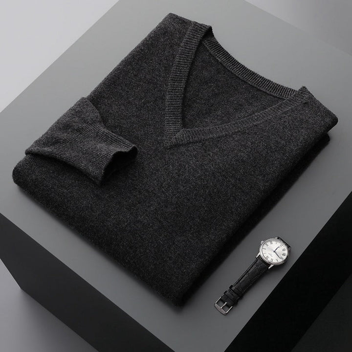Men’s Classic Cashmere Sweater with Traditional Fit and Soft Texture 6