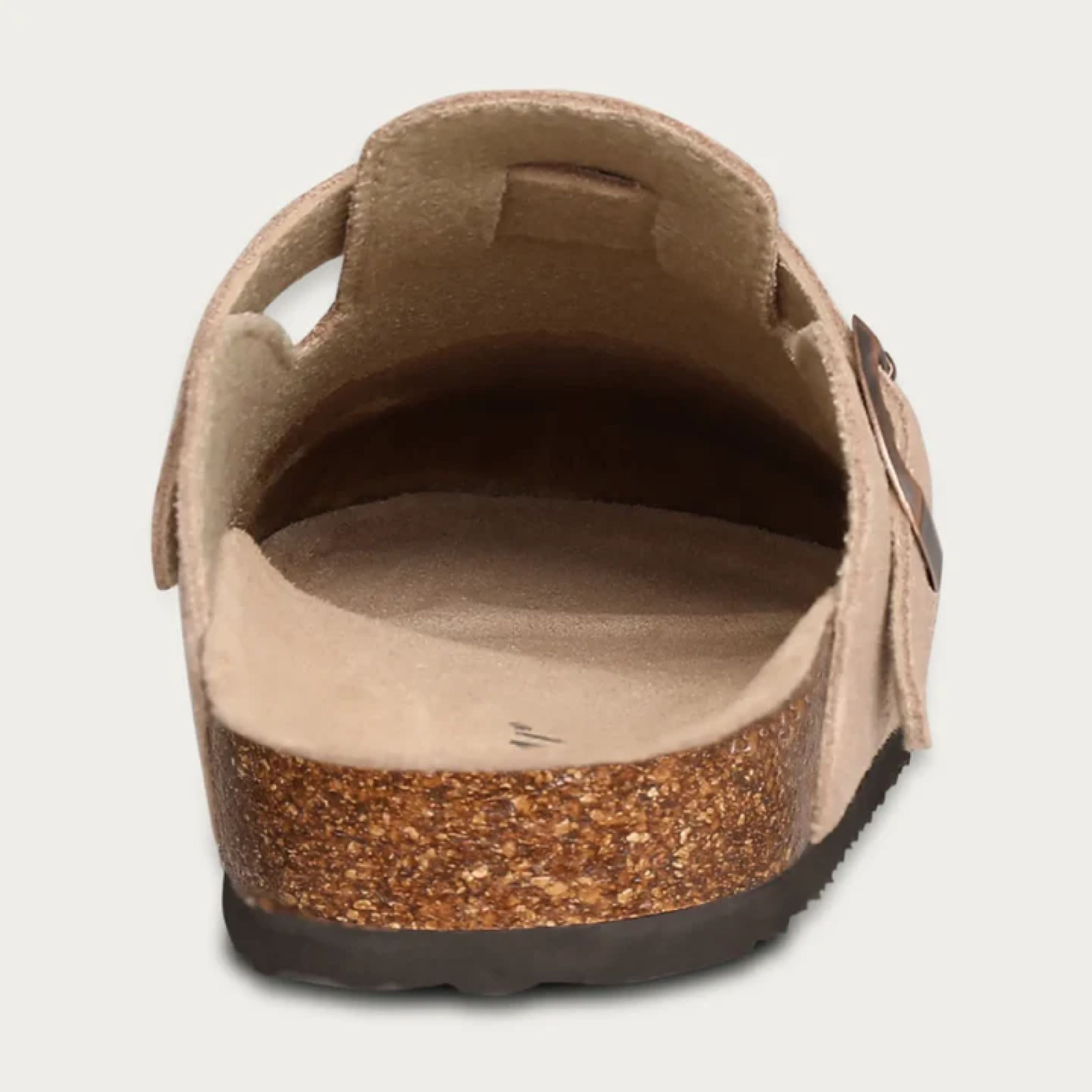 Men's Classic Suede Slip-On Clogs with Adjustable Buckle and Luxurious Comfort 5