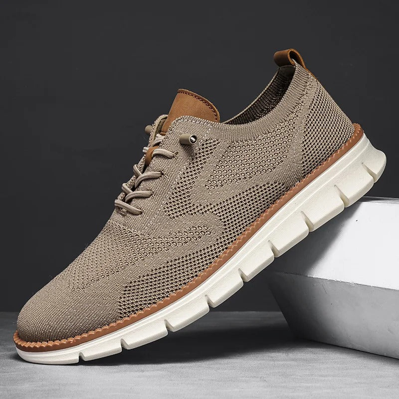 Men's Lightweight Knit Sneakers with Breathable Upper and Flexible Sole 4