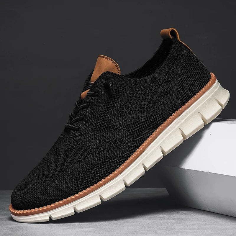 Men's Lightweight Knit Sneakers with Breathable Upper and Flexible Sole 8
