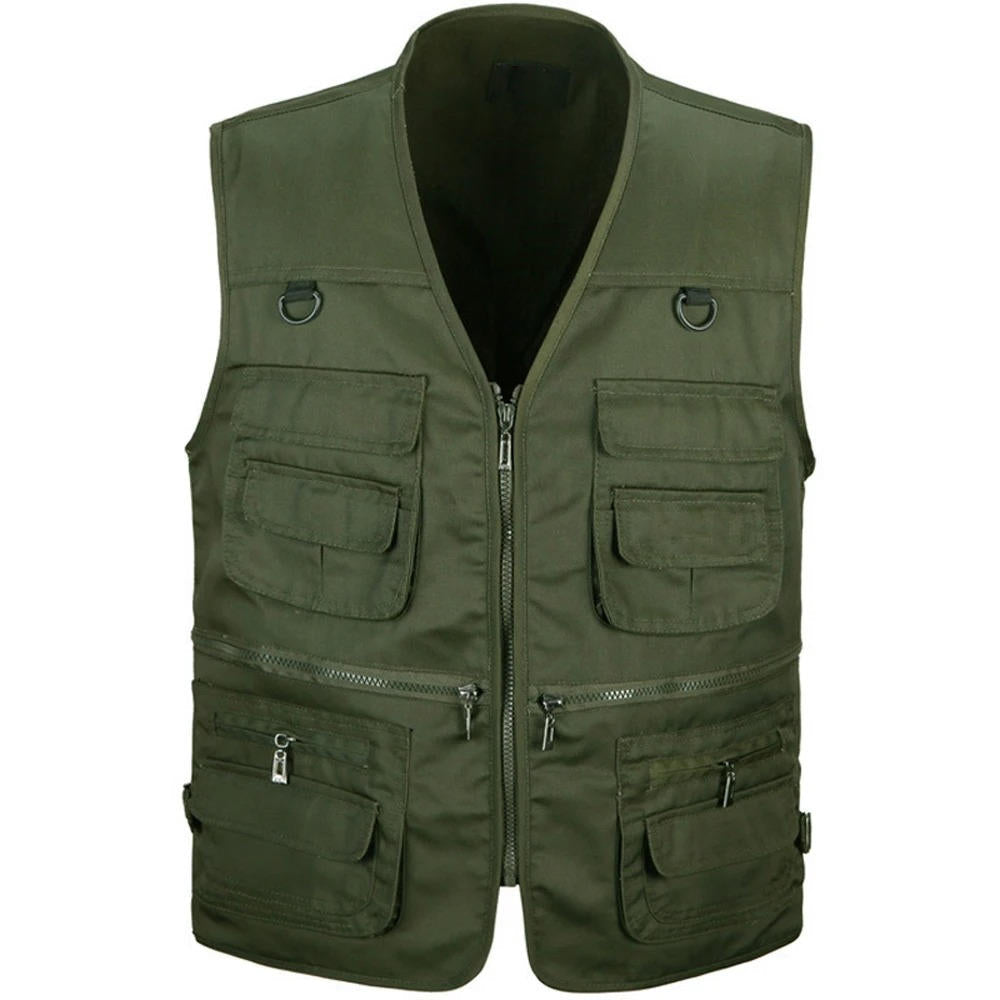 Men’s Lightweight Multi Pocket Hiking Vest with Breathable Mesh and Quick Access Design 3