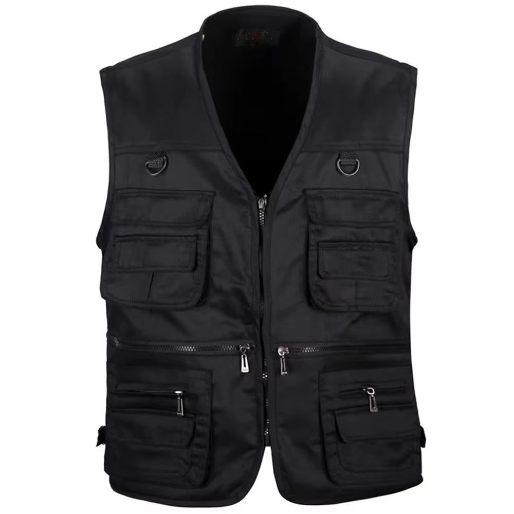 Men’s Lightweight Multi Pocket Hiking Vest with Breathable Mesh and Quick Access Design 4