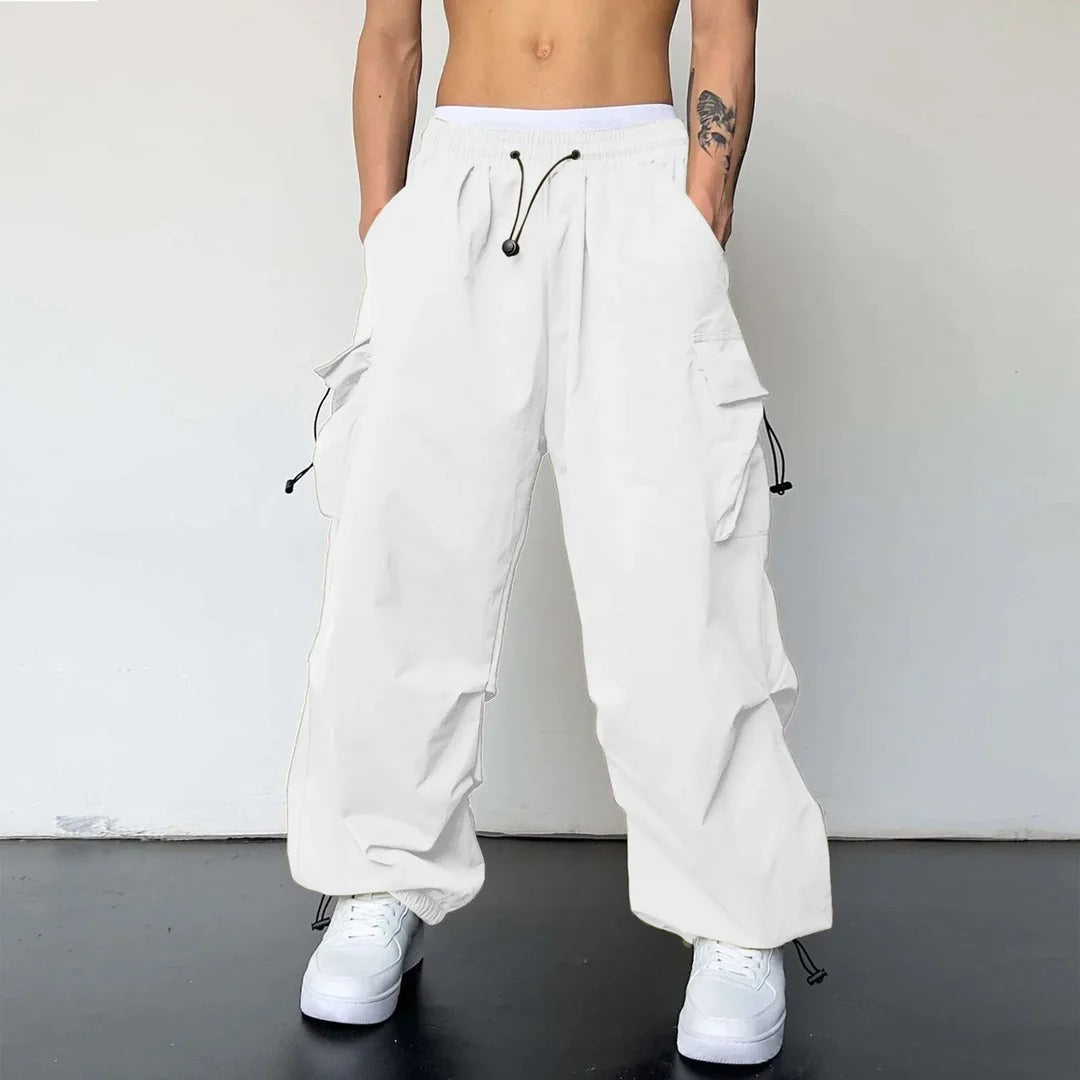 Men’s Modern Cargo Trousers with Multi-Pockets and Comfortable Fit 1
