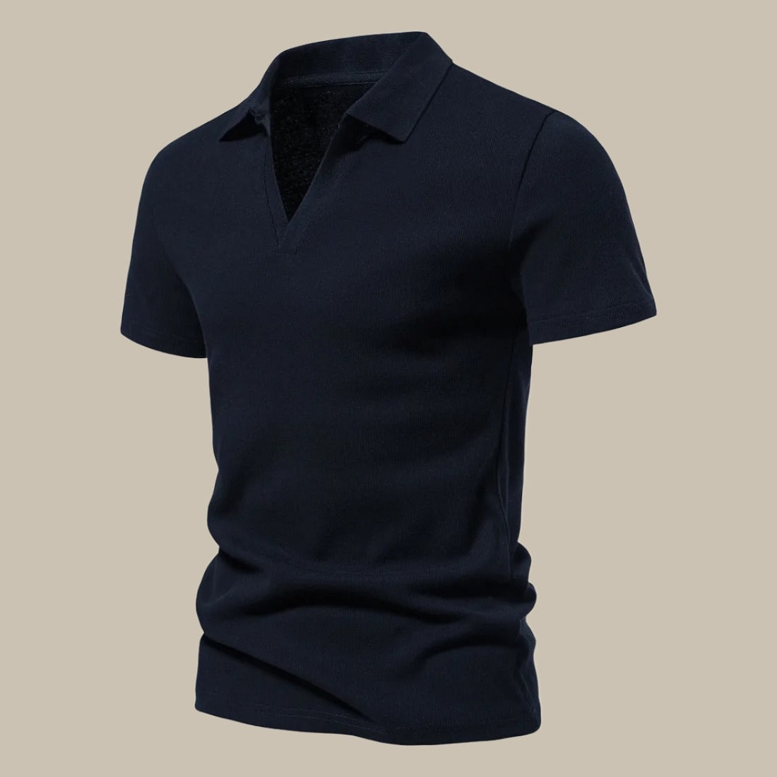 Men’s Spring Short Sleeve Polo Shirt – Stylish Merino Wool Blend with Classic Fit 4