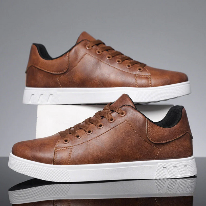 Men's Stylish Leather Sneakers – Comfortable, Versatile, and Durable Footwear 2