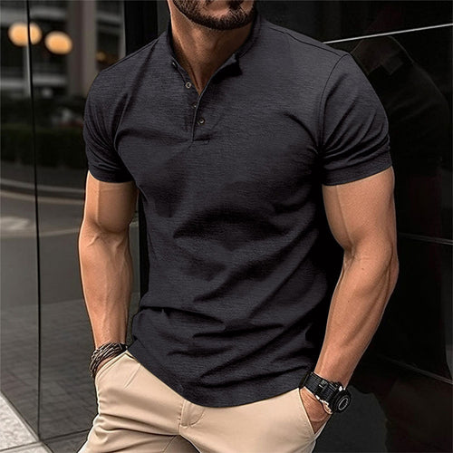 Men's Stylish Polo Shirt with Classic Collar and Comfortable Fit