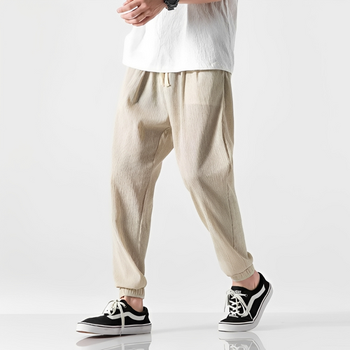 Men’s Summer Casual Pants with Breathable Fabric and Relaxed Fit