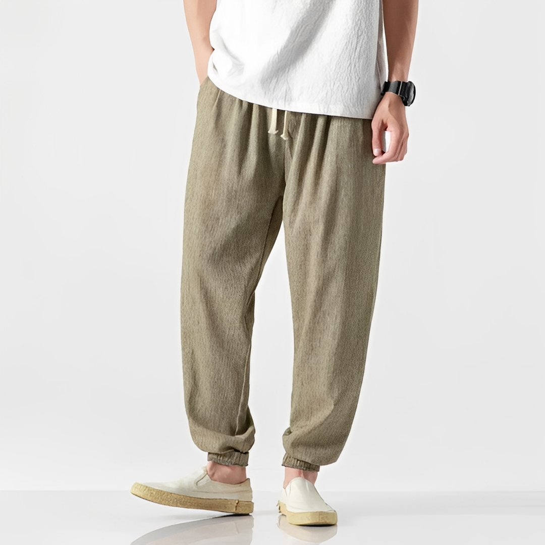 Men’s Summer Casual Pants with Breathable Fabric and Relaxed Fit 1