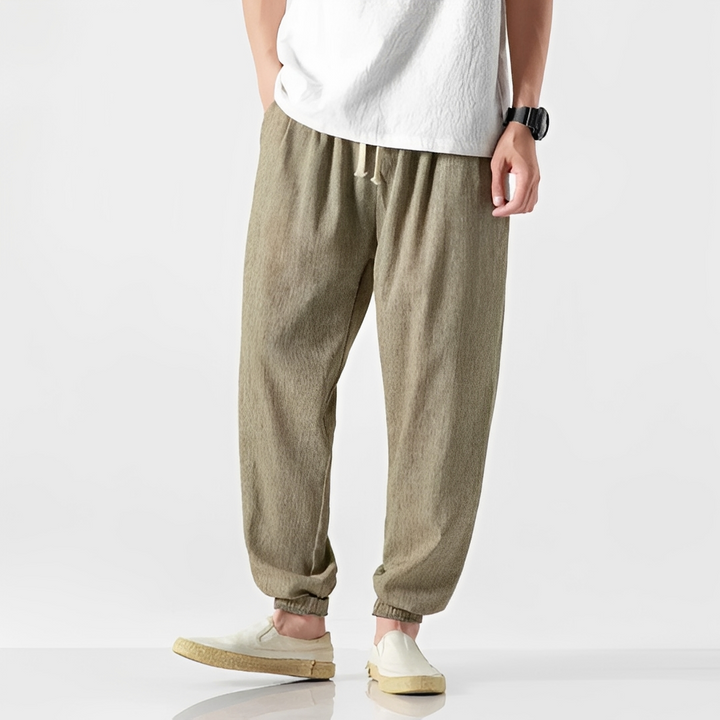 Men’s Summer Casual Pants with Breathable Fabric and Relaxed Fit 1