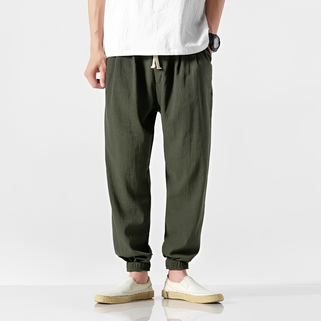 Men’s Summer Casual Pants with Breathable Fabric and Relaxed Fit 4