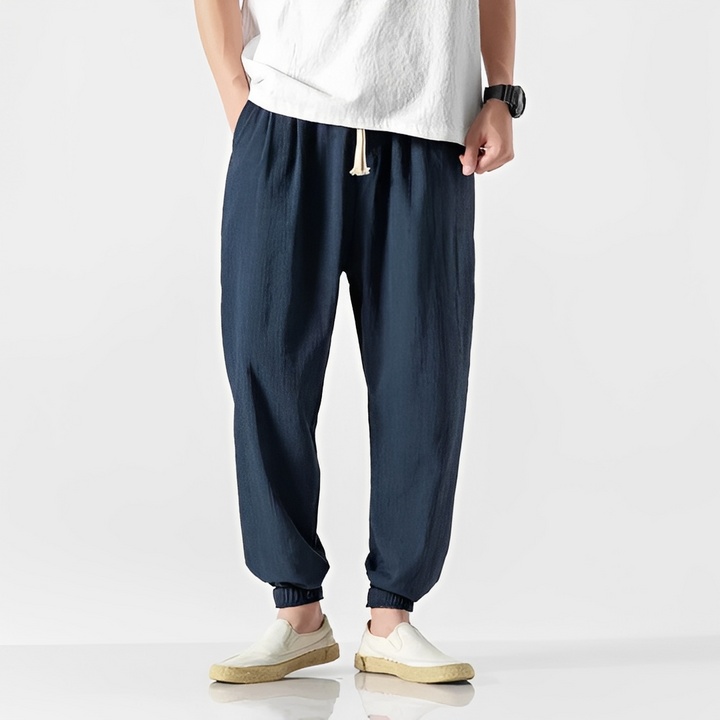 Men’s Summer Casual Pants with Breathable Fabric and Relaxed Fit 5