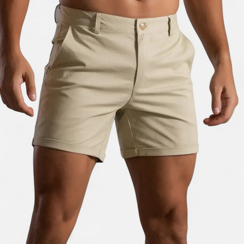 Men’s Summer Chino Shorts with Tailored Fit and Classic Style