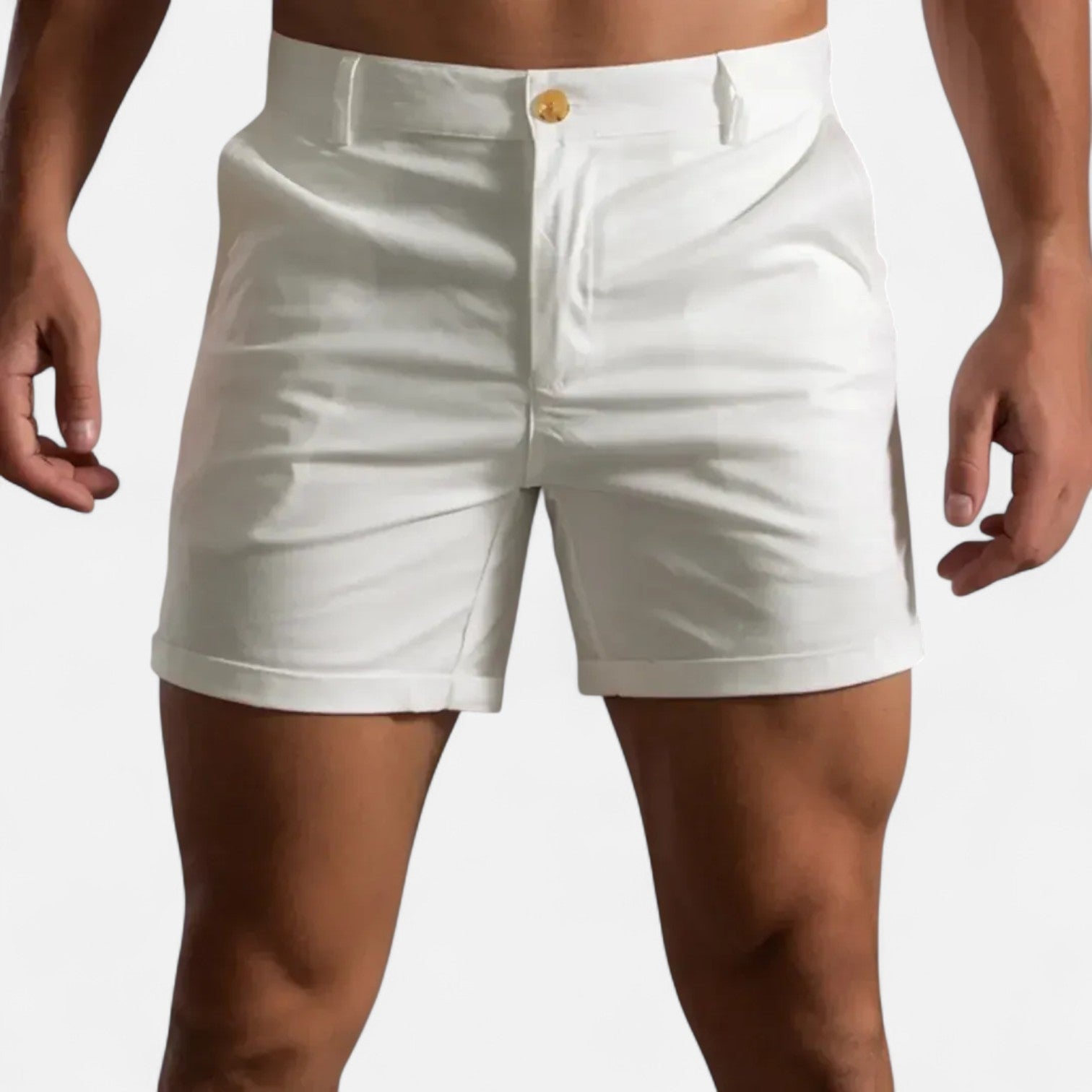 Men’s Summer Chino Shorts with Tailored Fit and Classic Style 1