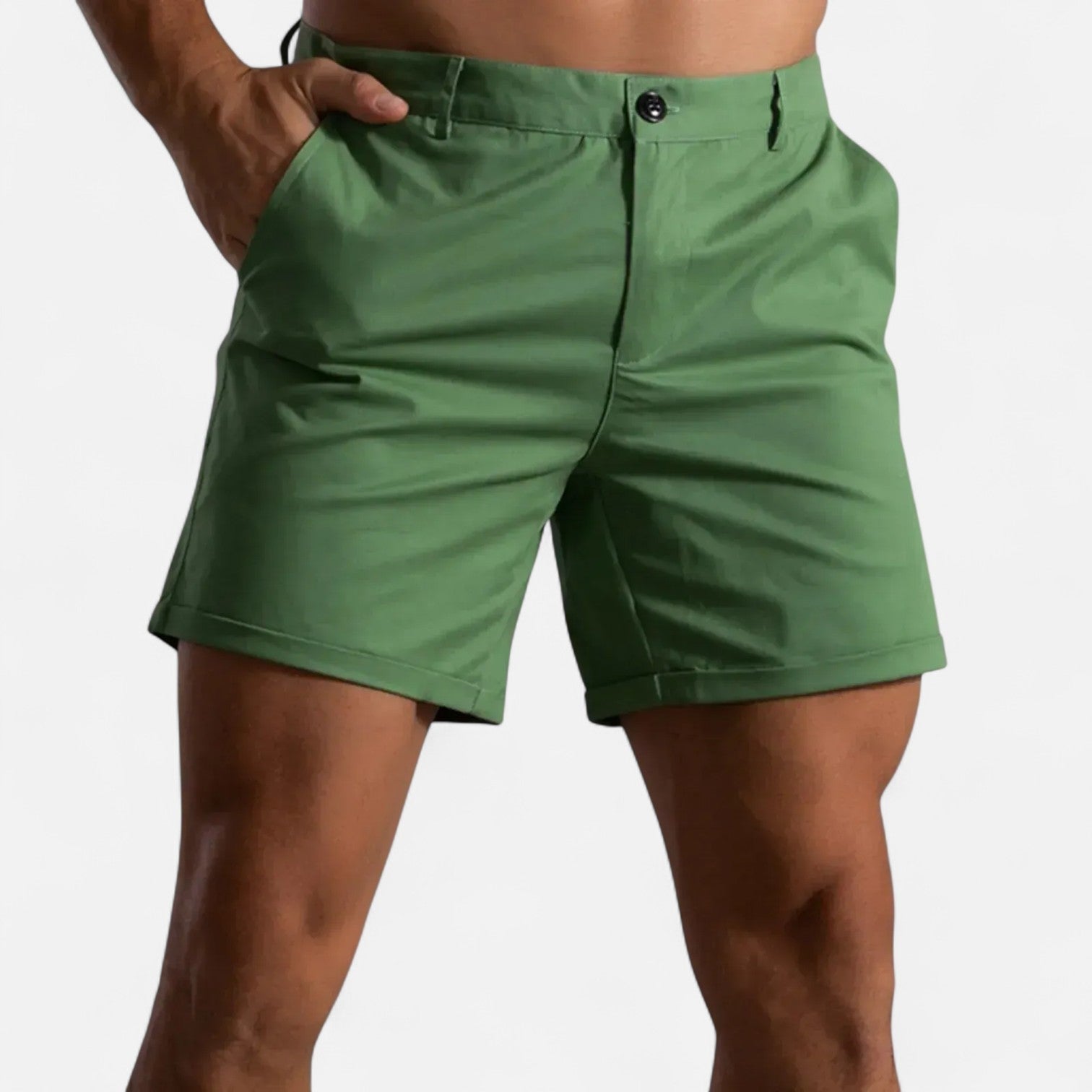 Men’s Summer Chino Shorts with Tailored Fit and Classic Style 3
