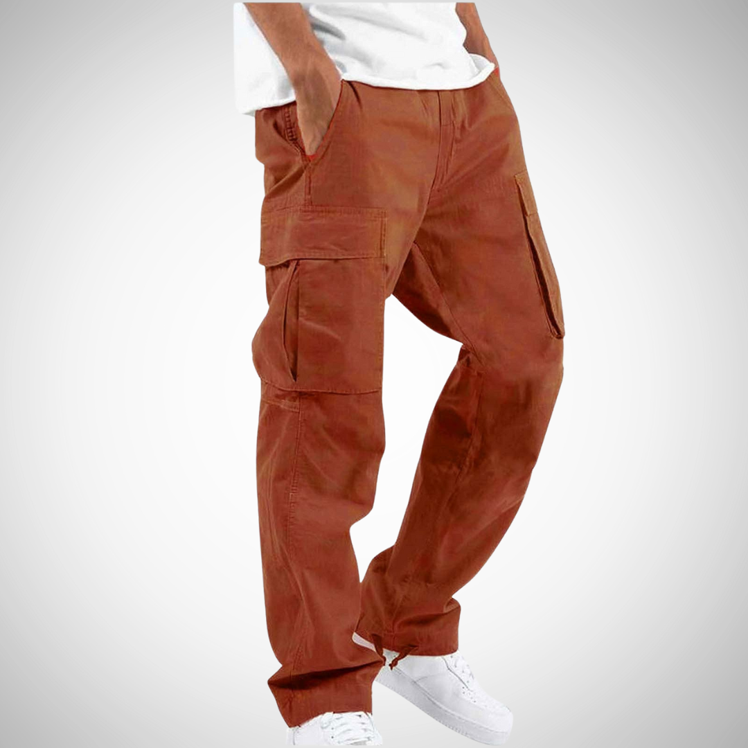 Men's Summer Loose Cargo Pants with Multiple Pockets and Breathable Fabric 6