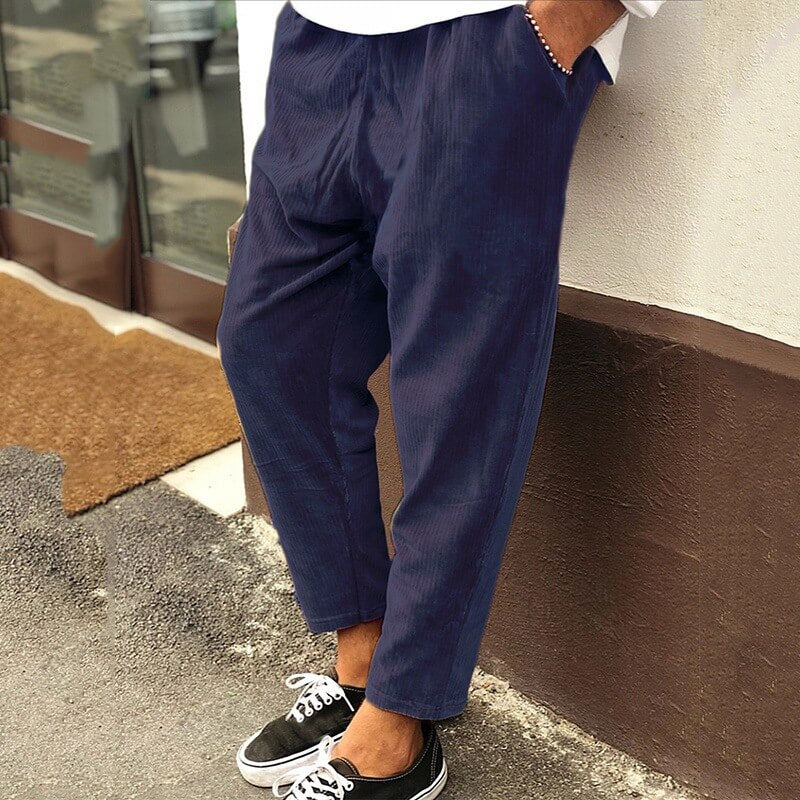Men's Vintage Corduroy Pants – Unique Baggy Fit with Comfortable Style 1