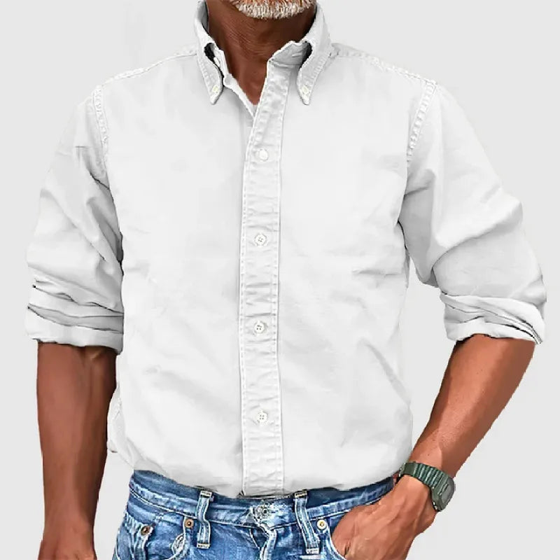 Slim Fit Oxford Shirt – Button-Down Collar Classic Style