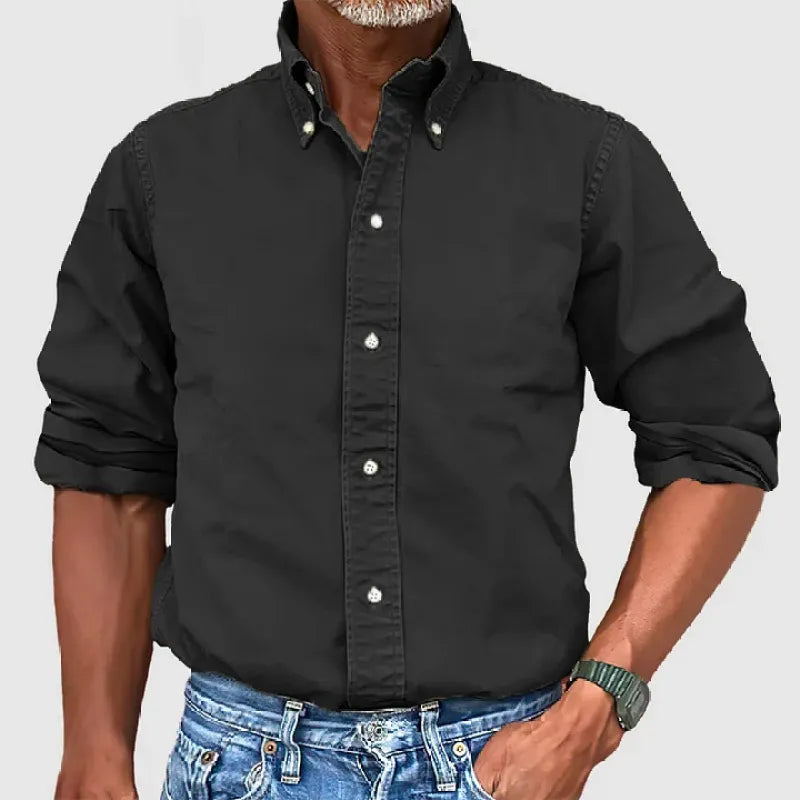 Slim Fit Oxford Shirt – Button-Down Collar Classic Style