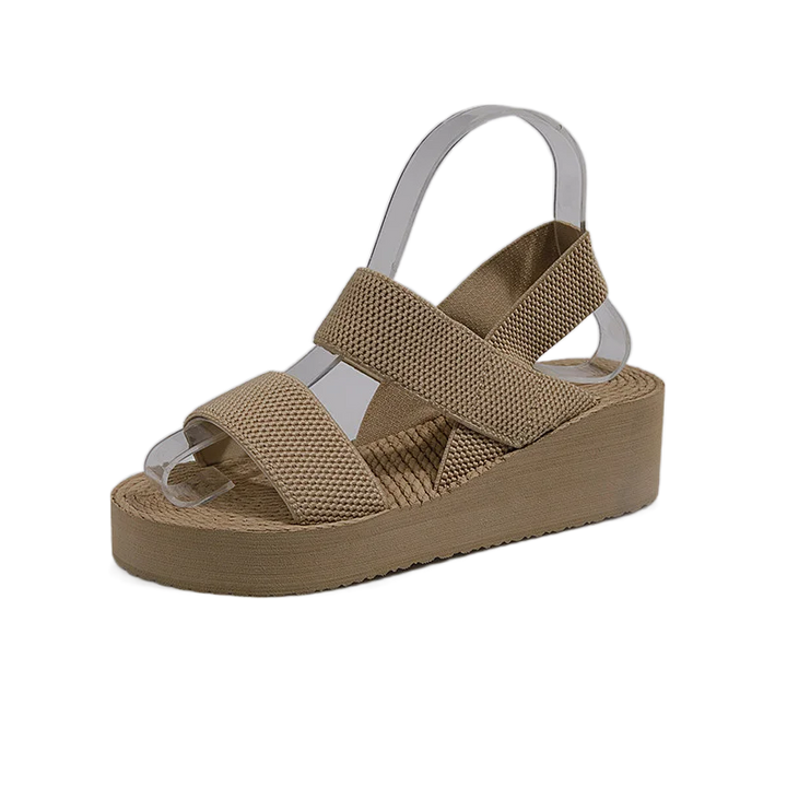 Summer Orthopedic Arch Support Sandals – Stylish Lightweight Wedge Slingback Design
