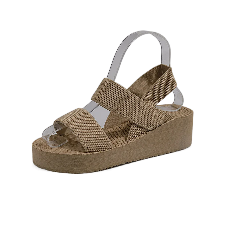 Summer Orthopedic Arch Support Sandals – Stylish Lightweight Wedge Slingback Design