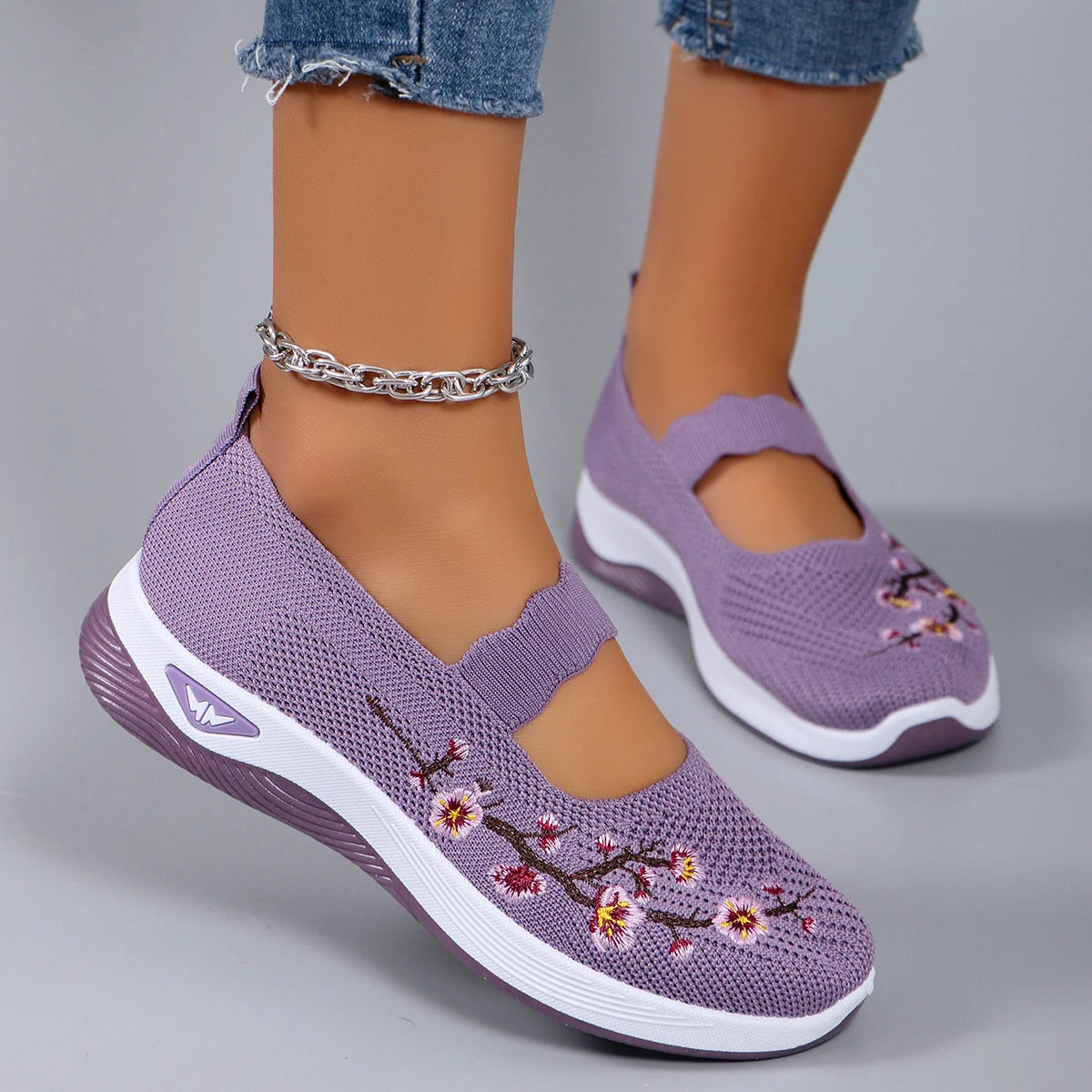 Summer Orthopedic Arch Support Sneakers – Women’s Breathable Mesh Casual Sports Design
