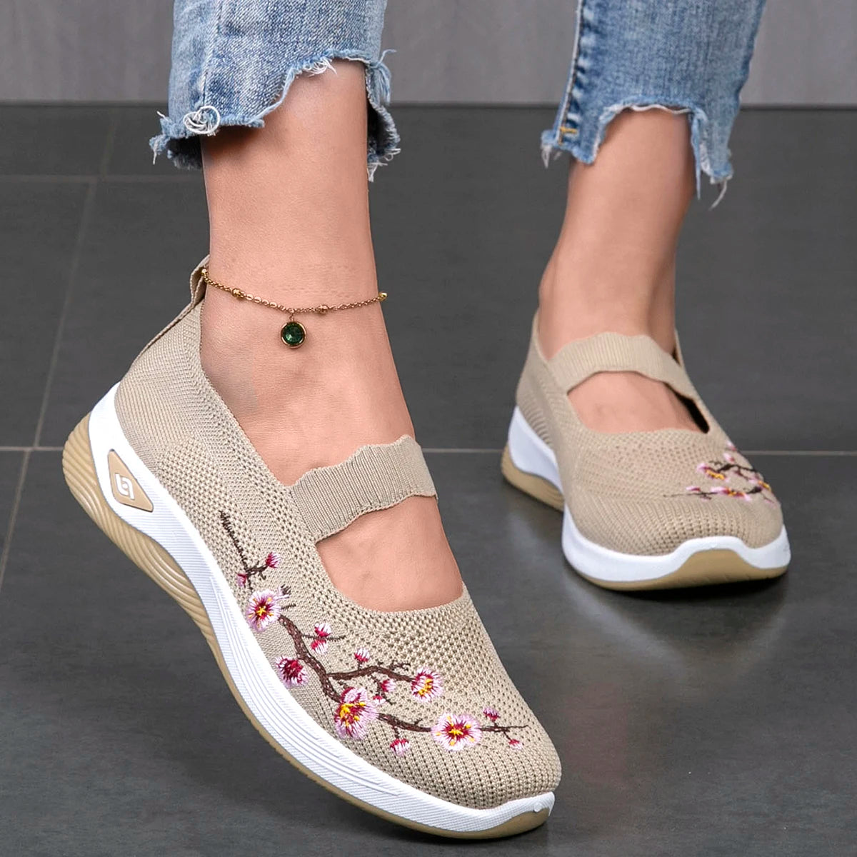 Summer Orthopedic Arch Support Sneakers – Women’s Breathable Mesh Casual Sports Design