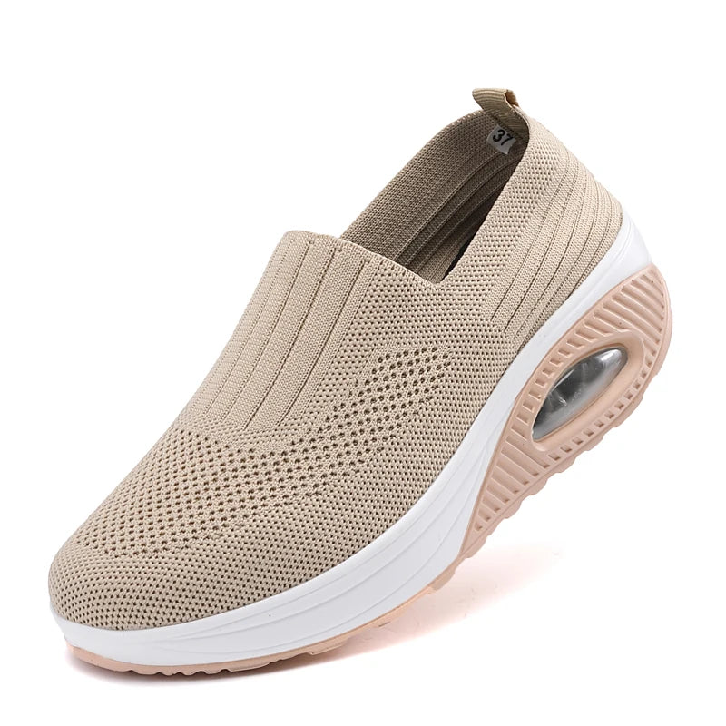 Summer Orthopedic Foot Pain Sneakers – Women’s Breathable Non-Slip Walking Shoes