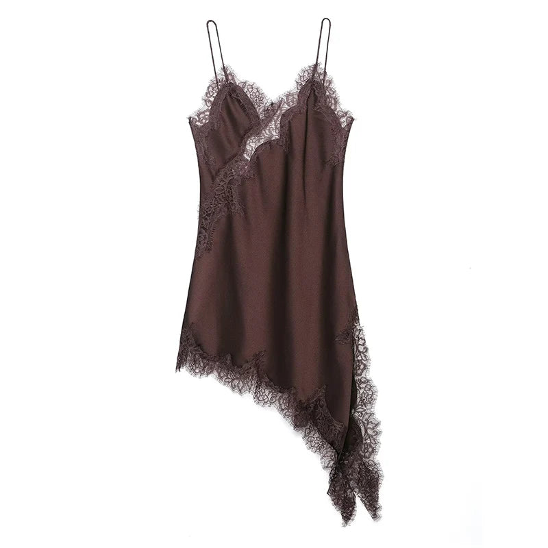 Summer Party Dress | Summer – Elegant Backless Asymmetric A-Line Sling Design