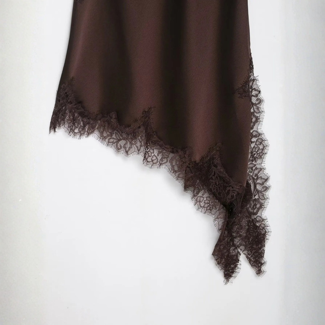 Summer Party Dress | Summer – Elegant Backless Asymmetric A-Line Sling Design