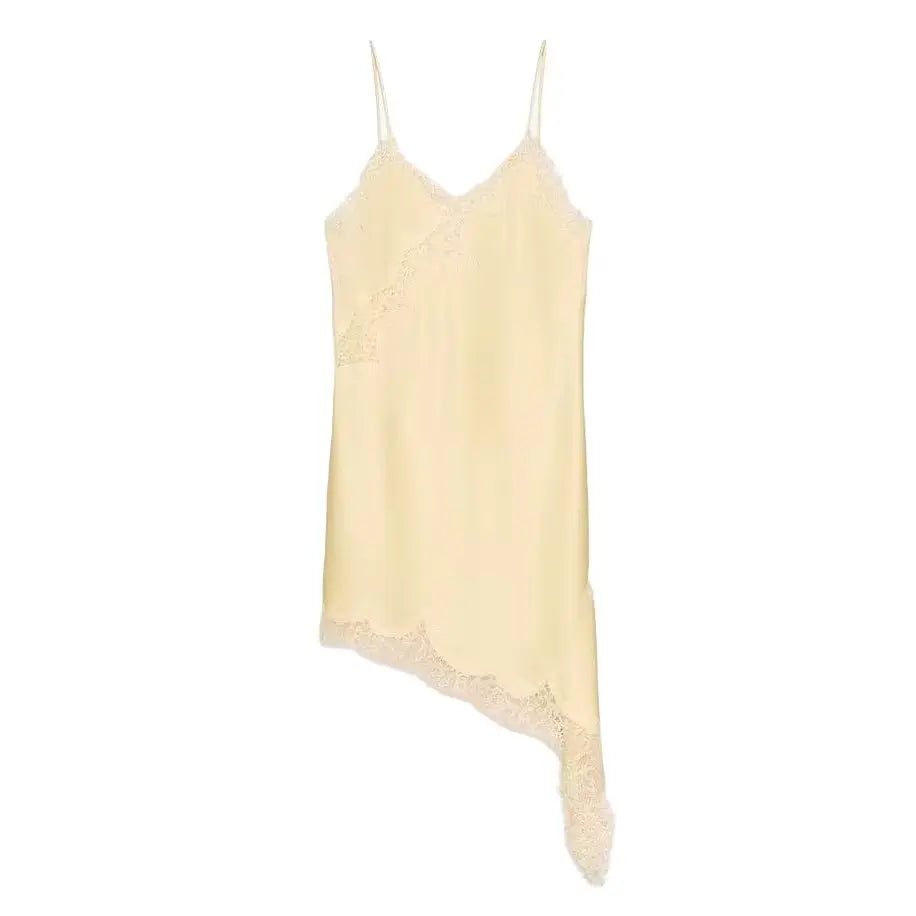 Summer Party Dress | Summer – Elegant Backless Asymmetric A-Line Sling Design