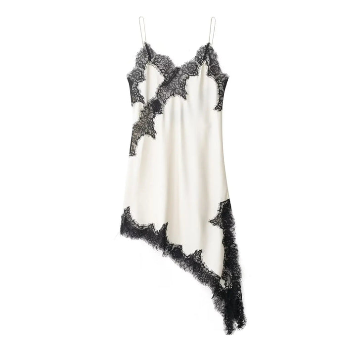 Summer Party Dress | Summer – Elegant Backless Asymmetric A-Line Sling Design